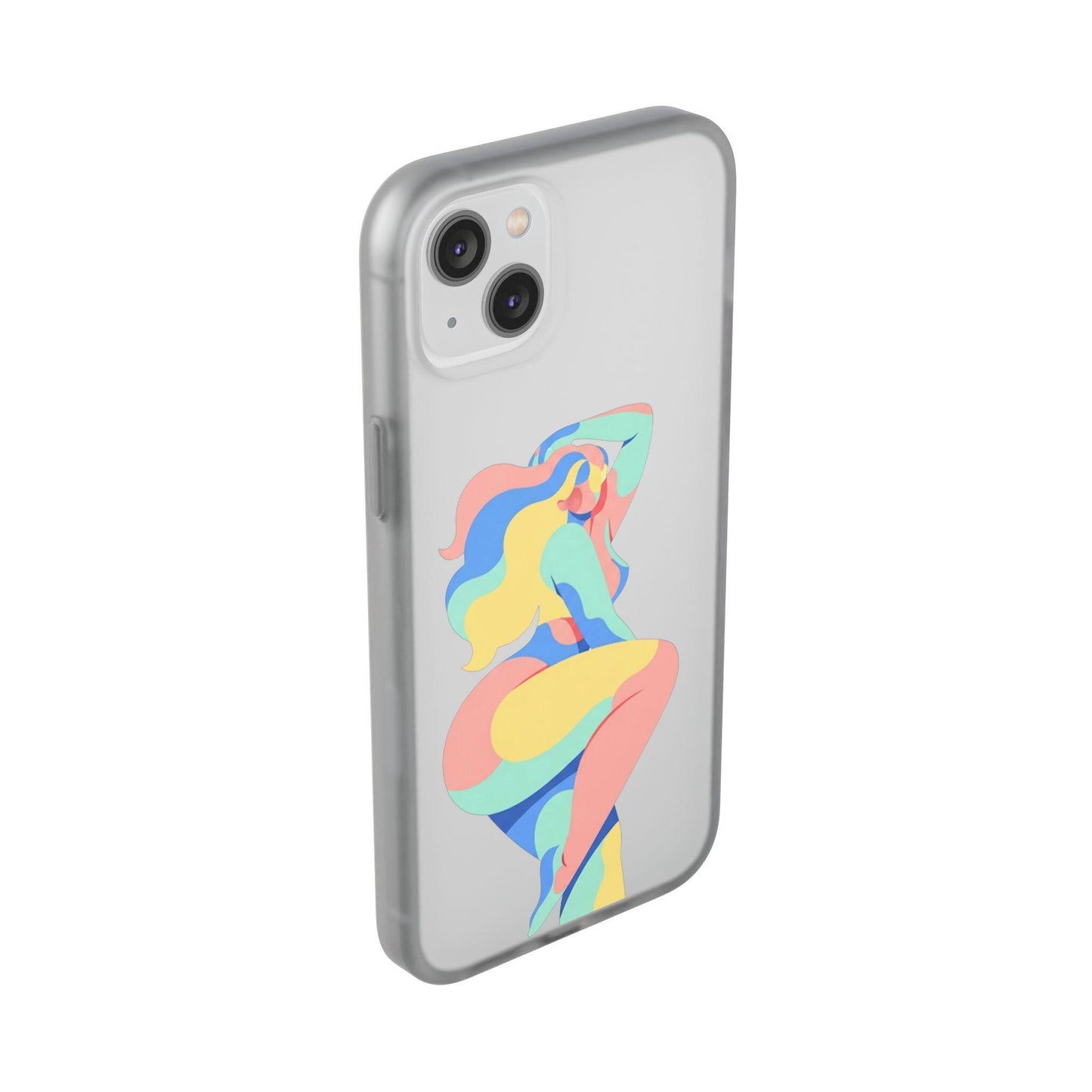 Bold abstract phone case with artistic vibe