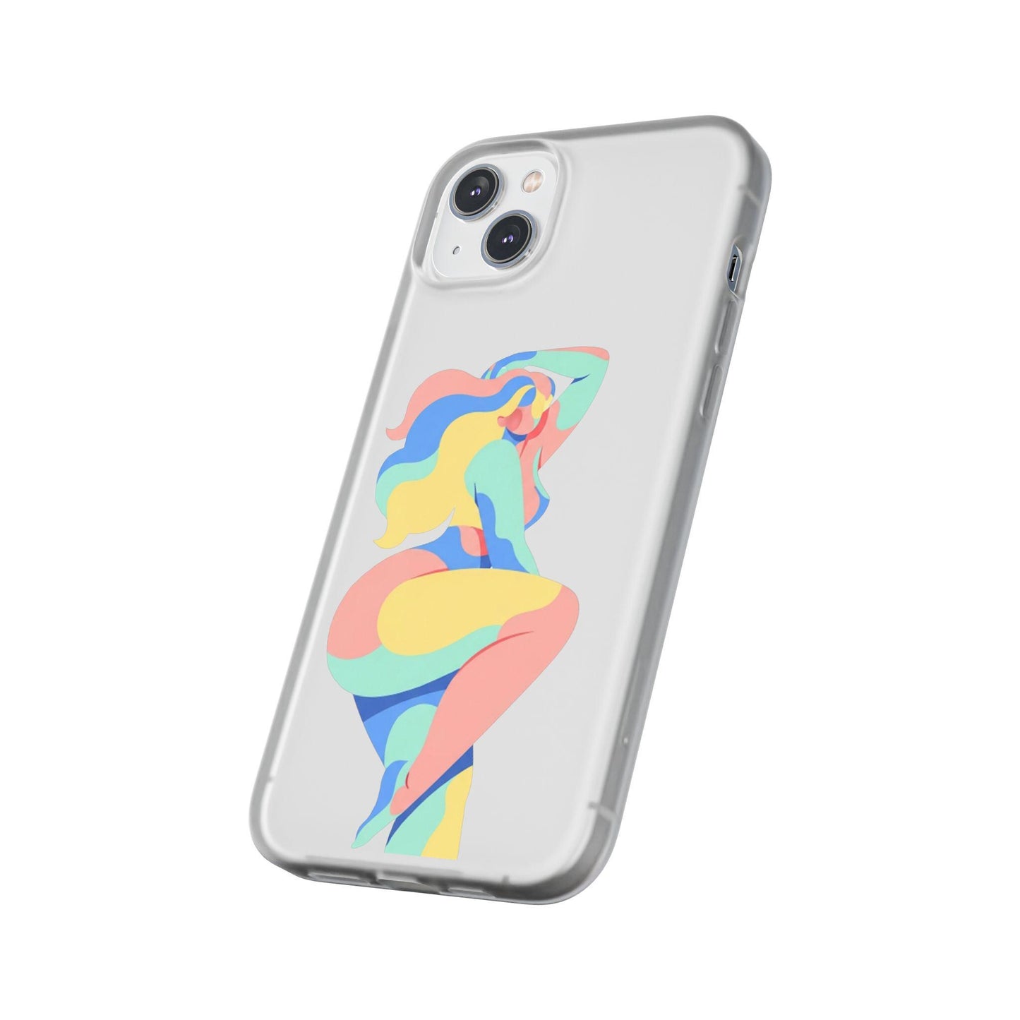 Bold abstract phone case with artistic vibe