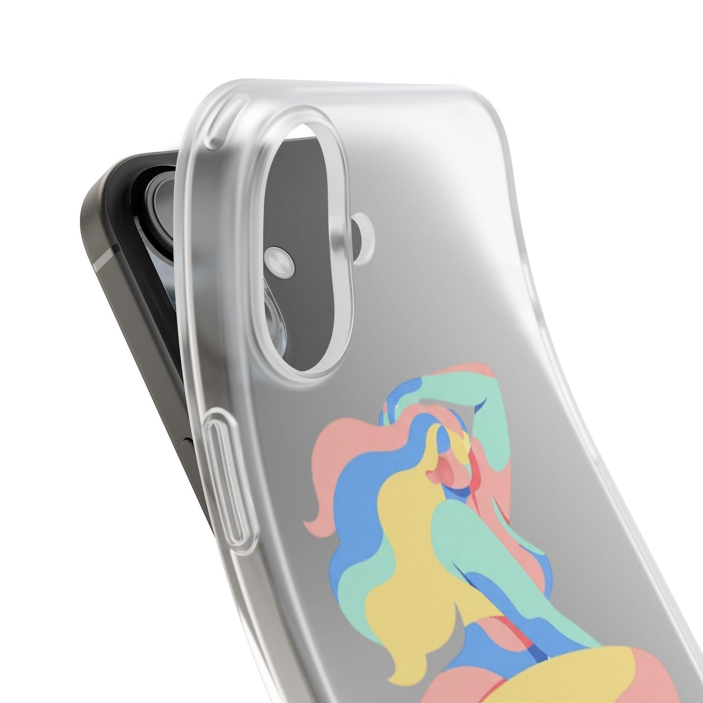Bold abstract phone case with artistic vibe