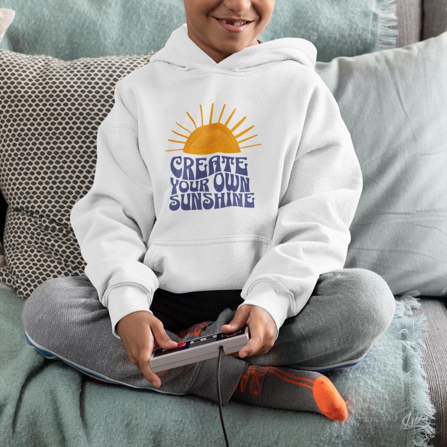 Kids Hoodie Create Your Own Sunshine