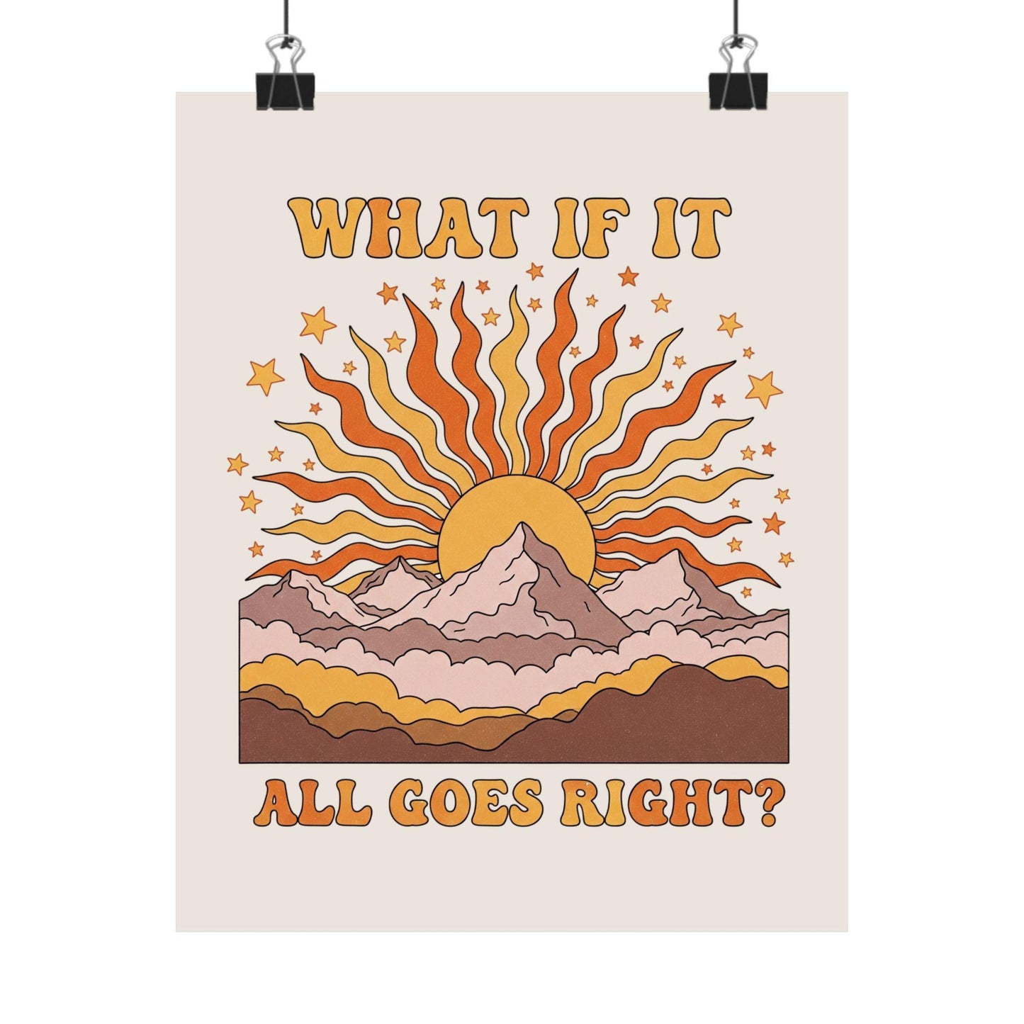 Motivational Wall Art Poster