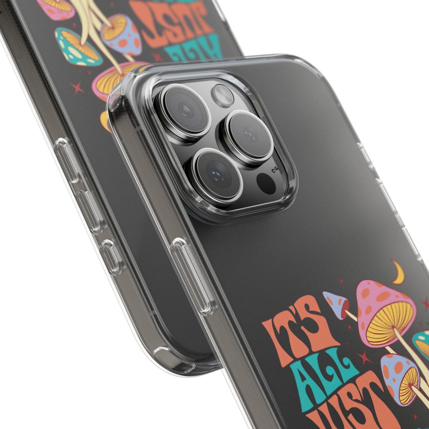 Boho mushroom phone case with whimsical art