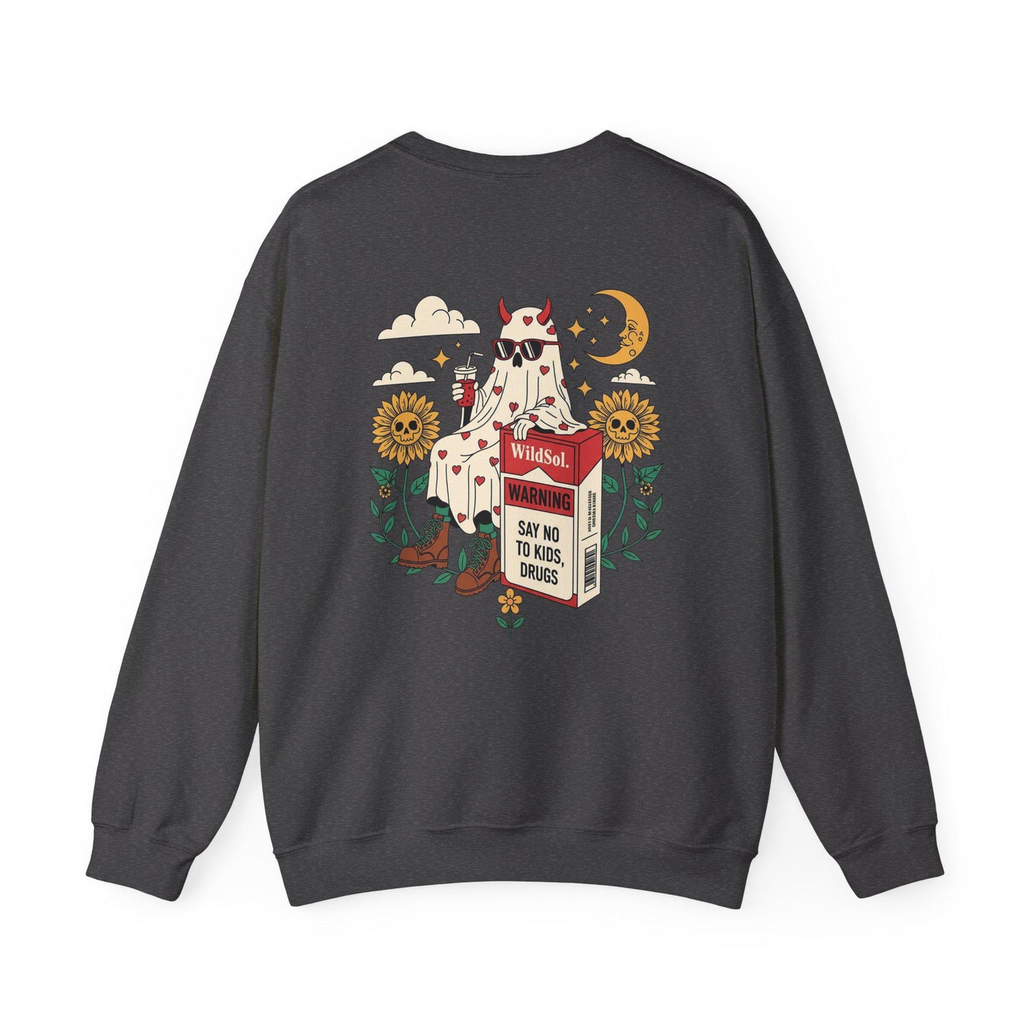 Bold graphic sweatshirt with funky message