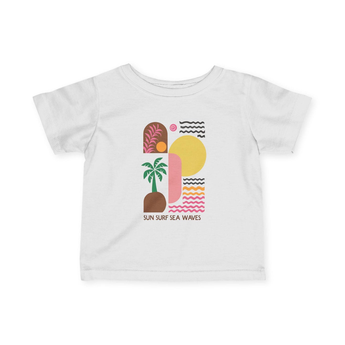 Tropical beach baby t-shirt