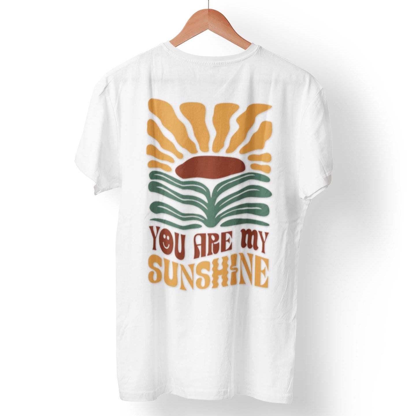 Bright unisex tee with inspiring sunshine design