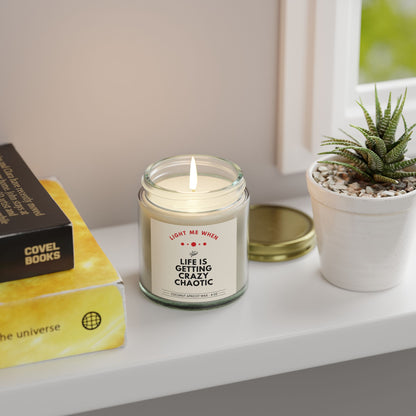 Coconut Apricot Candle, life is getting chaotic