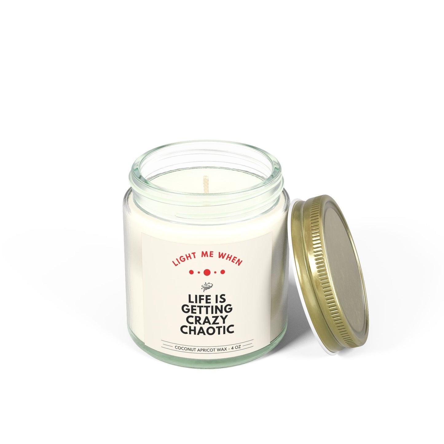 Coconut Apricot Candle, life is getting chaotic