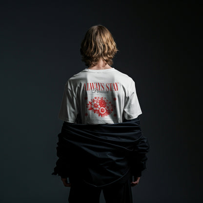 Always Stay Positive Floral Tee