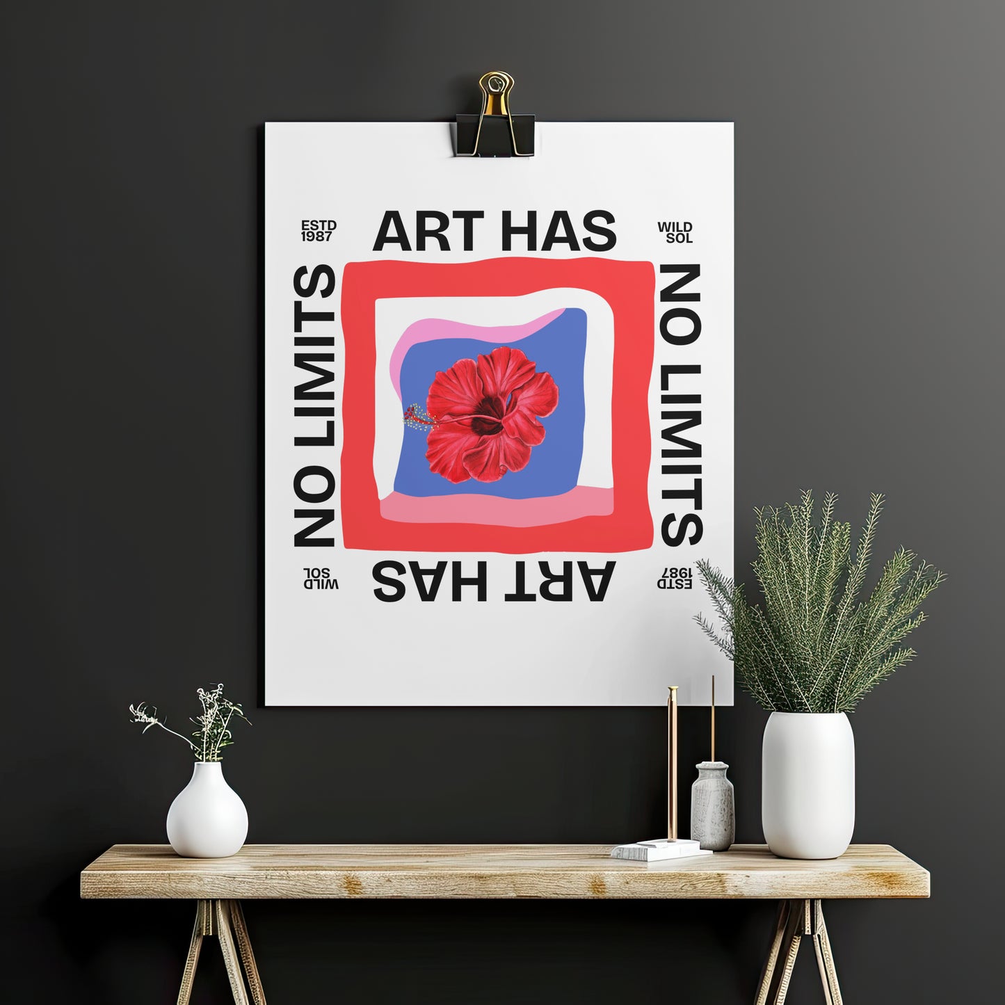 Art Has No Limits – Fine Art Poster Print