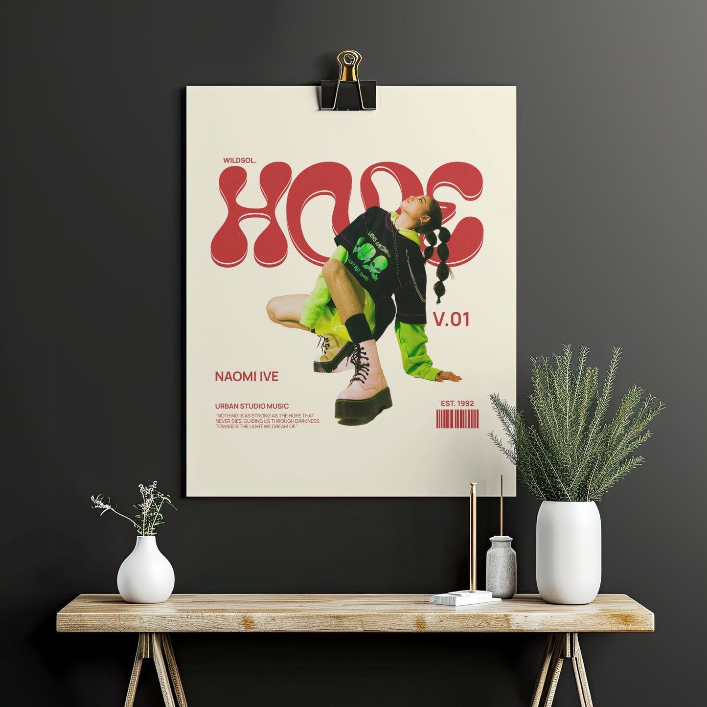Hope – 90s Retro Matte Wall Poster
