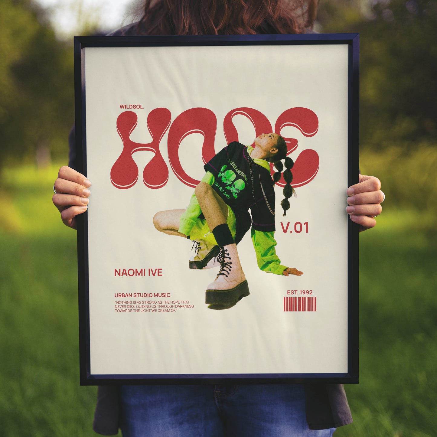 Hope – 90s Retro Matte Wall Poster