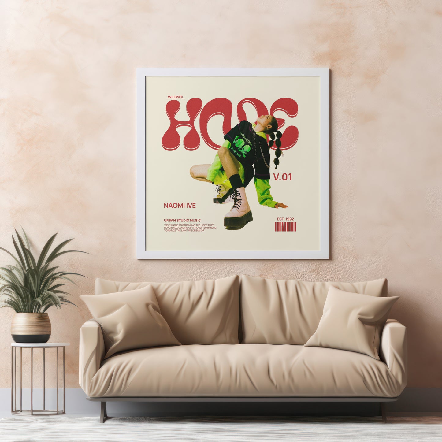 Hope – 90s Retro Matte Wall Poster