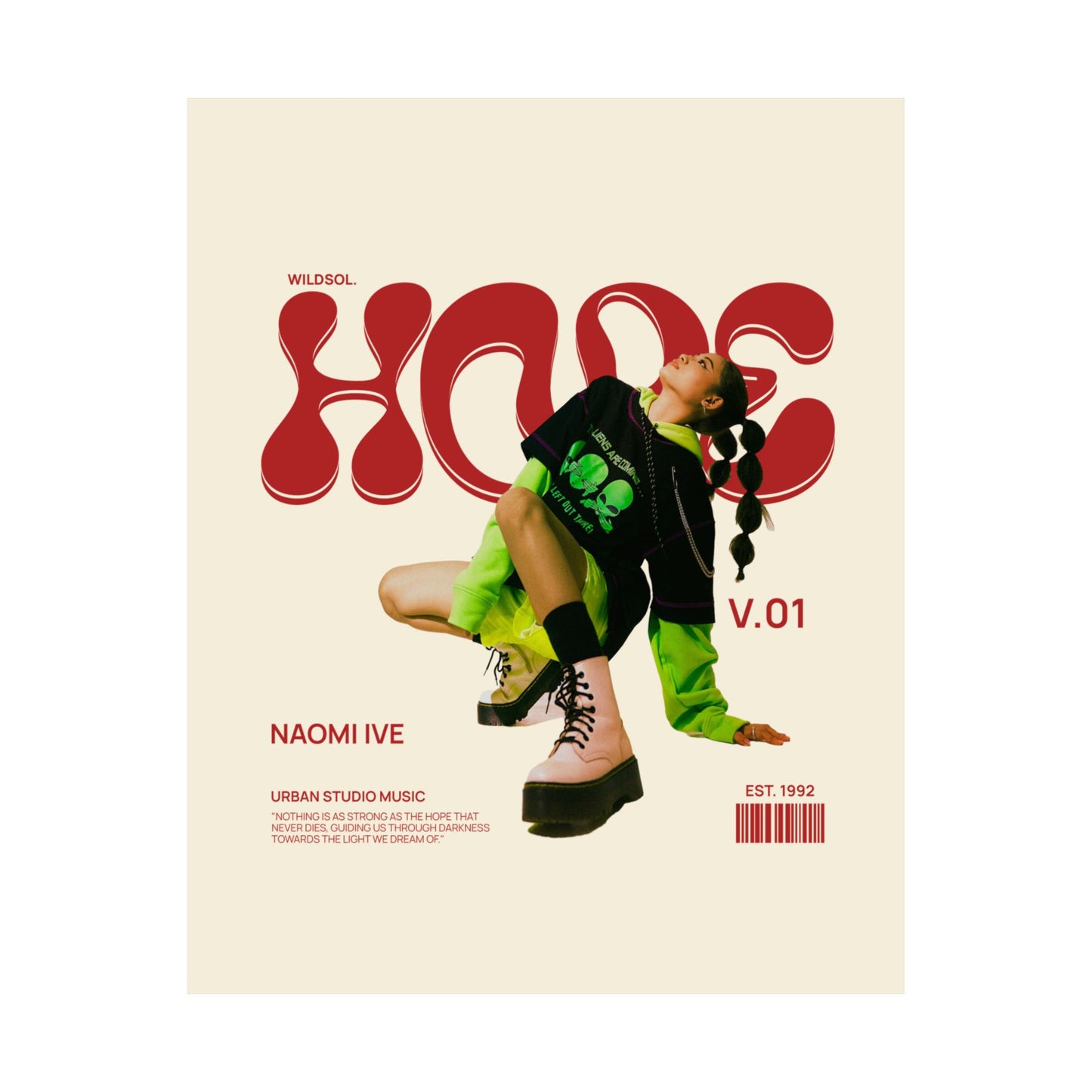 Hope – 90s Retro Matte Wall Poster