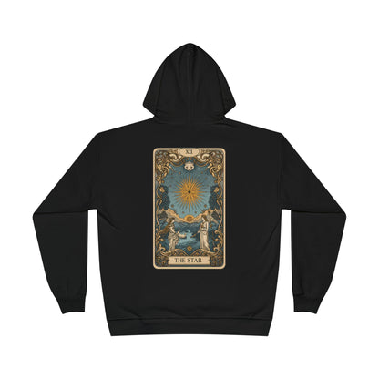 Tarot-themed hoodie with mystic print