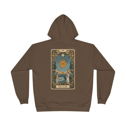 Tarot-themed hoodie with mystic print