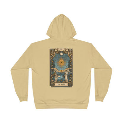 Tarot-themed hoodie with mystic print