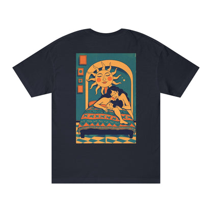 Sun Glow Folk Tee