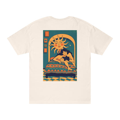 Sun Glow Folk Tee