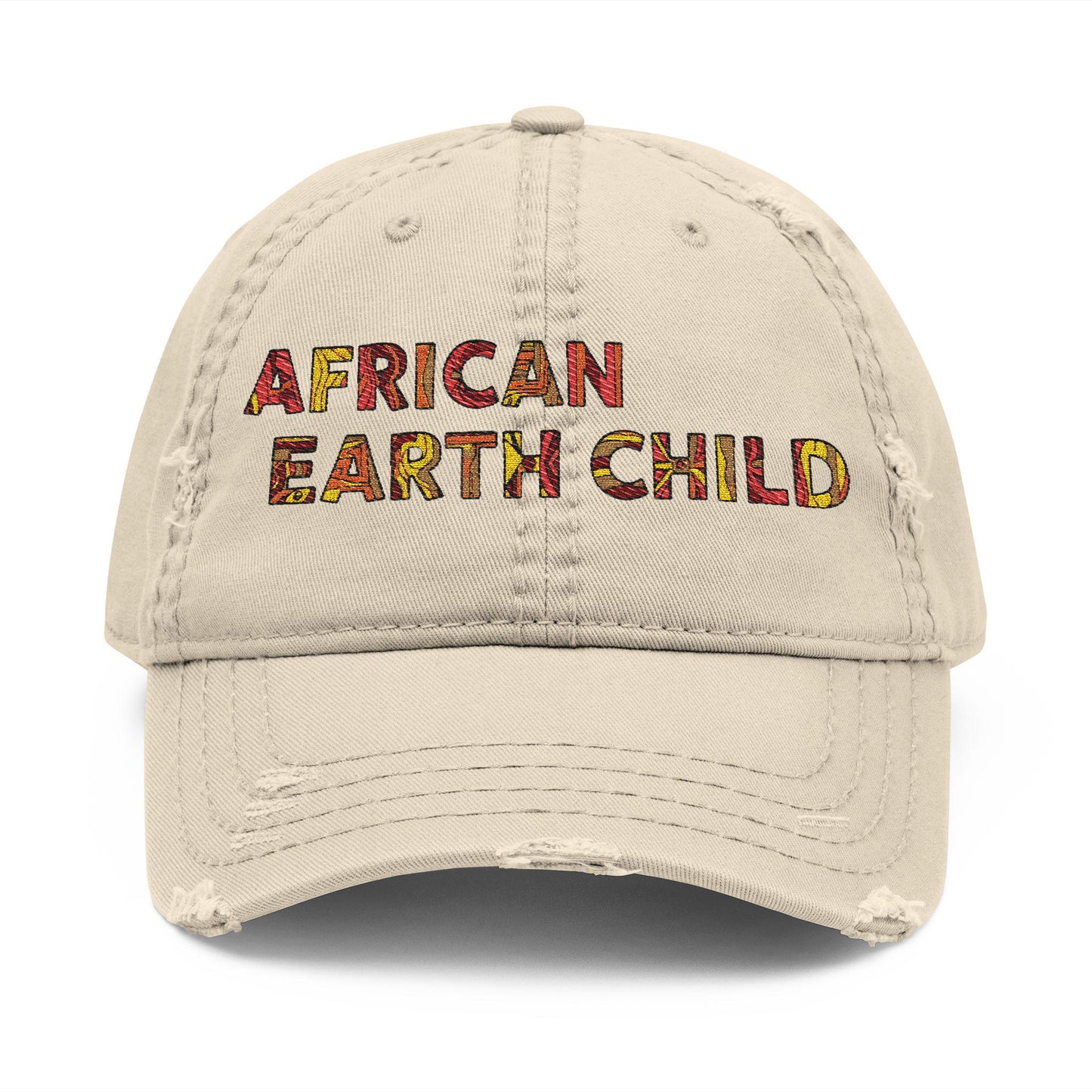 Earth Child Mode – Distressed Dad Hat