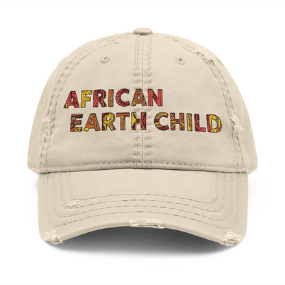 Earth Child Mode – Distressed Dad Hat