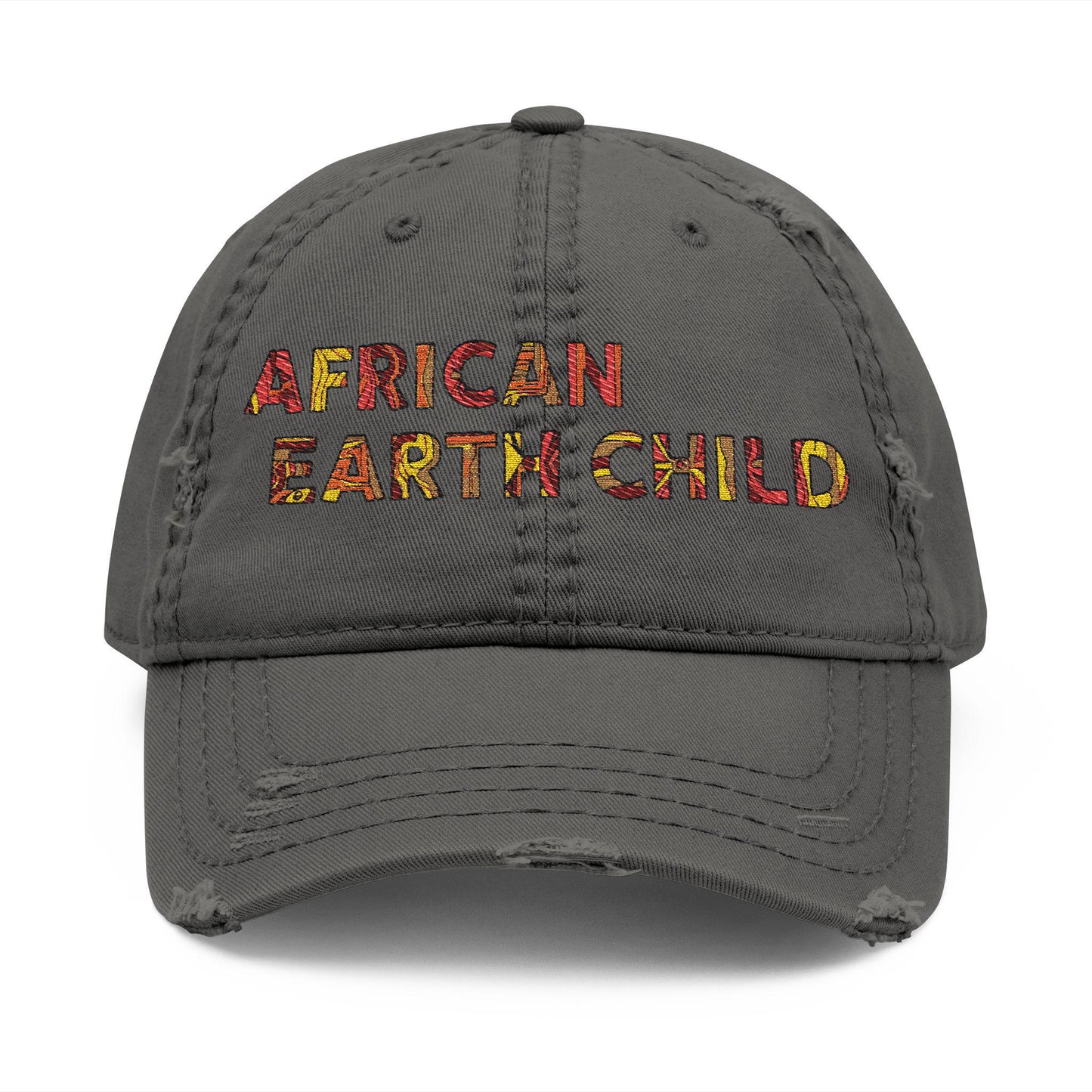 Earth Child Mode – Distressed Dad Hat