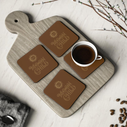 Celestial Moon Child Coasters