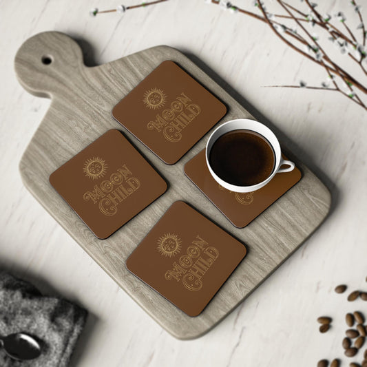 Celestial Moon Child Coasters