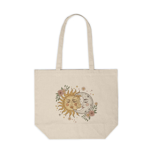 Boho Sun & Moon Tote Bag