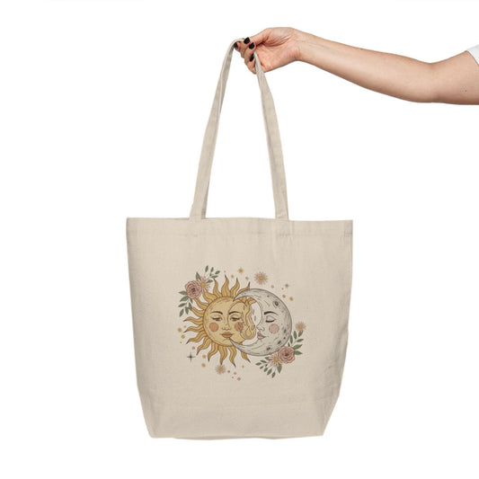 Boho Sun & Moon Tote Bag