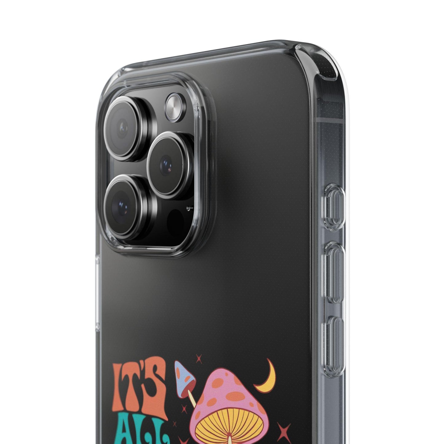 Boho mushroom phone case with whimsical art