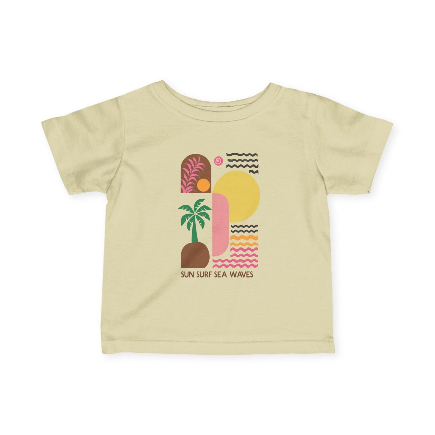 Tropical beach baby t-shirt