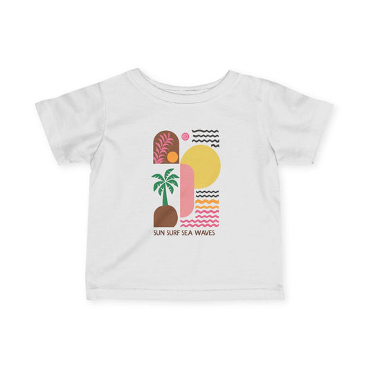 Tropical beach baby t-shirt