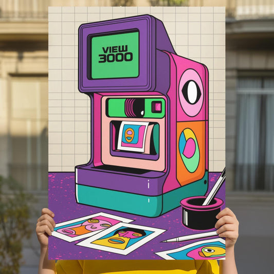 Retro Style Matte Vertical Posters