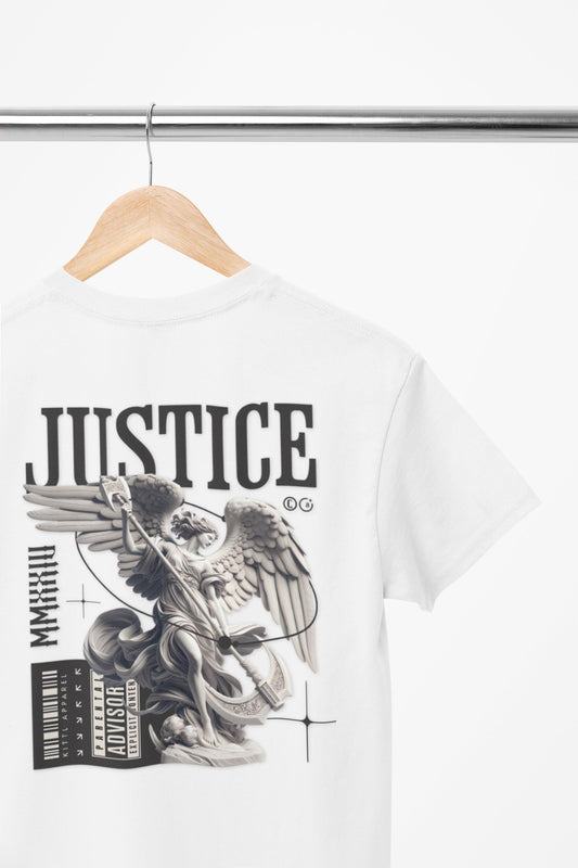 Justice Prevails Greek Statue Tee