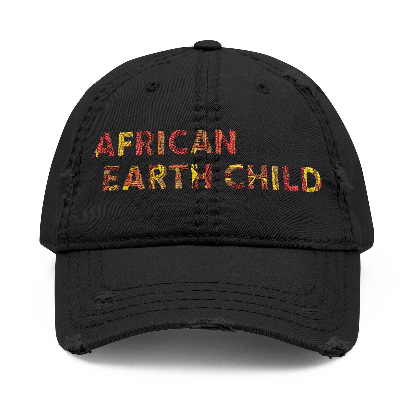 Earth Child Mode – Distressed Dad Hat