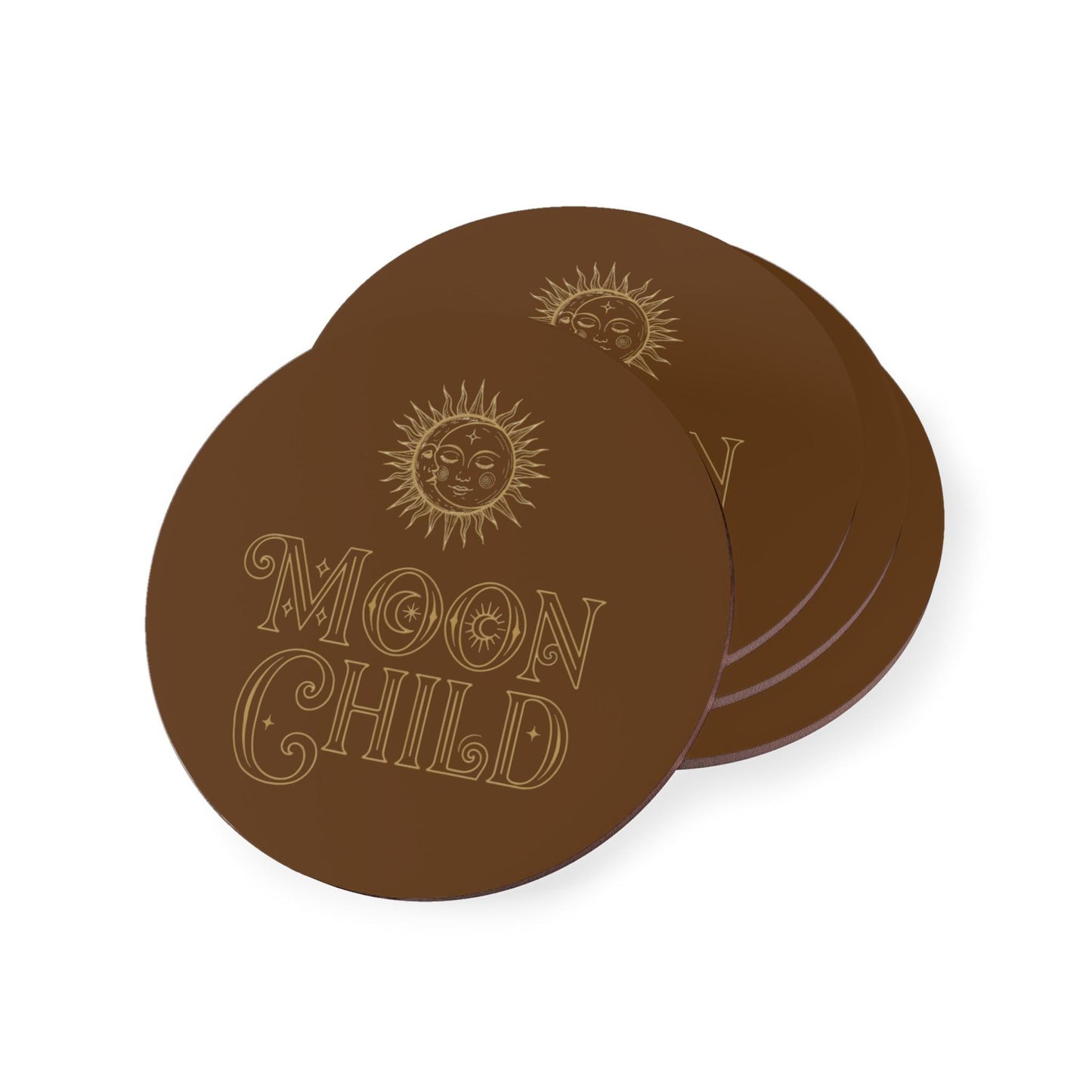 Celestial Moon Child Coasters