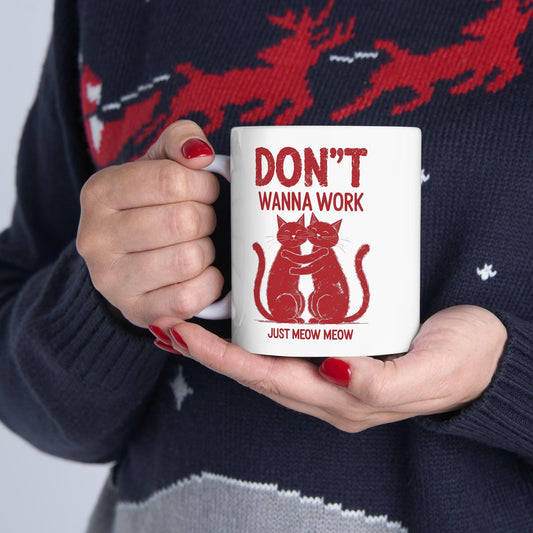Funny Ceramic Coffee Mug - Perfect Gift for Cat Lovers