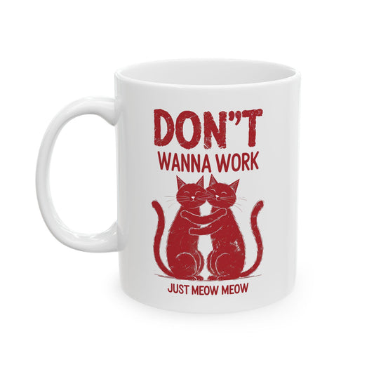 Funny Ceramic Coffee Mug - Perfect Gift for Cat Lovers