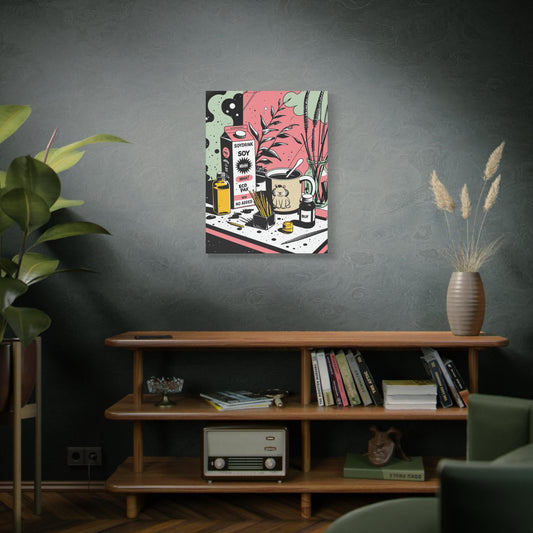 Soy Drink Art Canvas