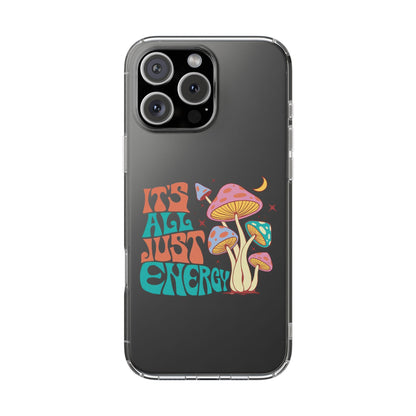 Boho mushroom phone case with whimsical art