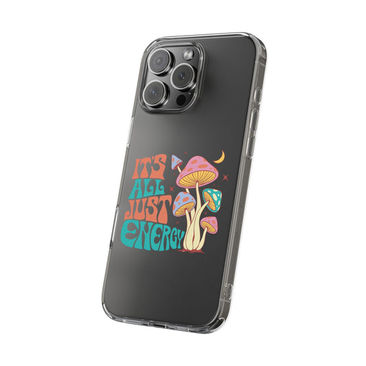 Boho mushroom phone case with whimsical art