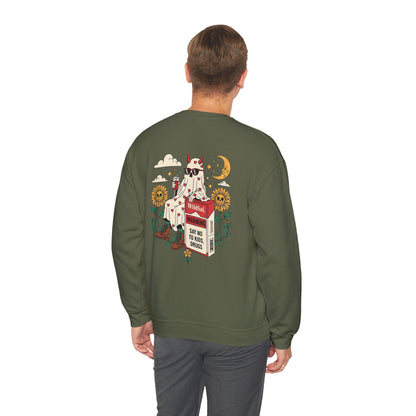 Bold graphic sweatshirt with funky message