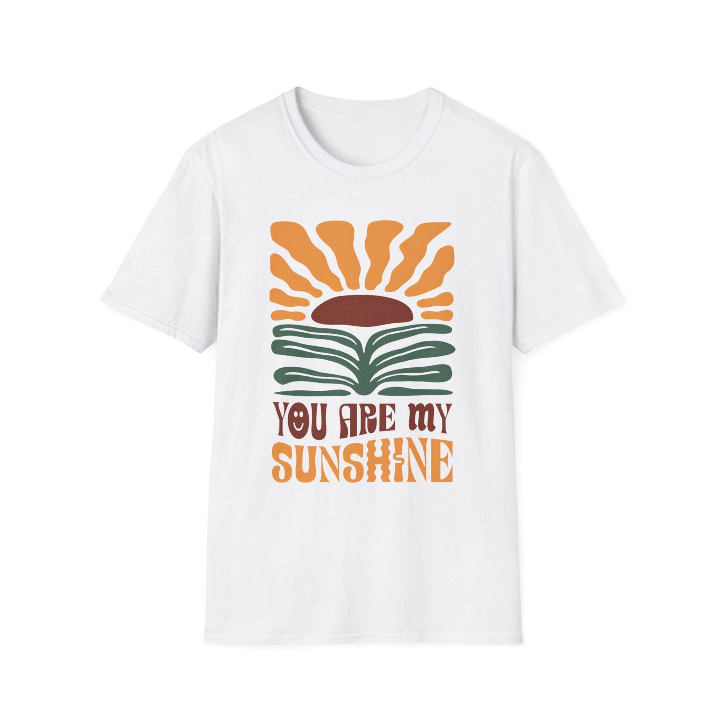 Bright unisex tee with inspiring sunshine design