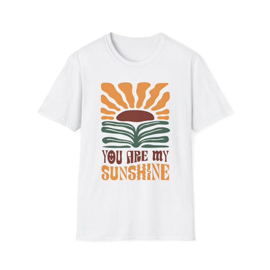 Bright unisex tee with inspiring sunshine design