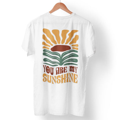 Bright unisex tee with inspiring sunshine design