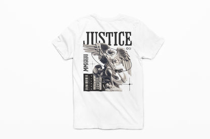 Justice Prevails Greek Statue Tee
