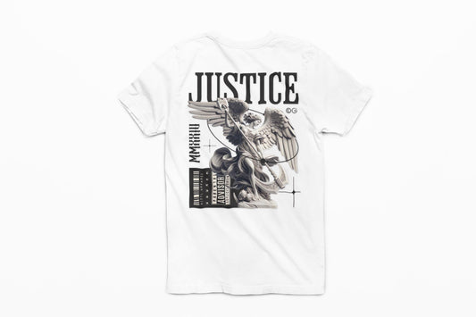 Justice Prevails Greek Statue Tee