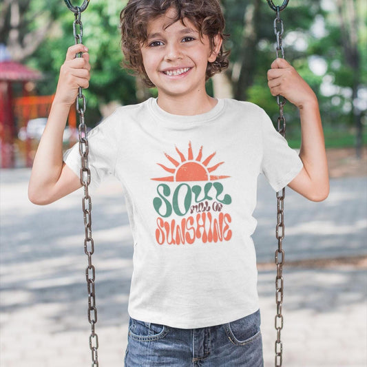 Soul of sunshine baby tee for toddlers