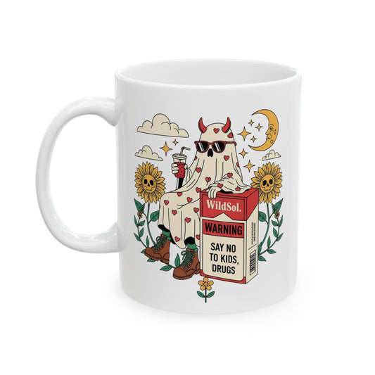 Sunflower Moon Ceramic Mug