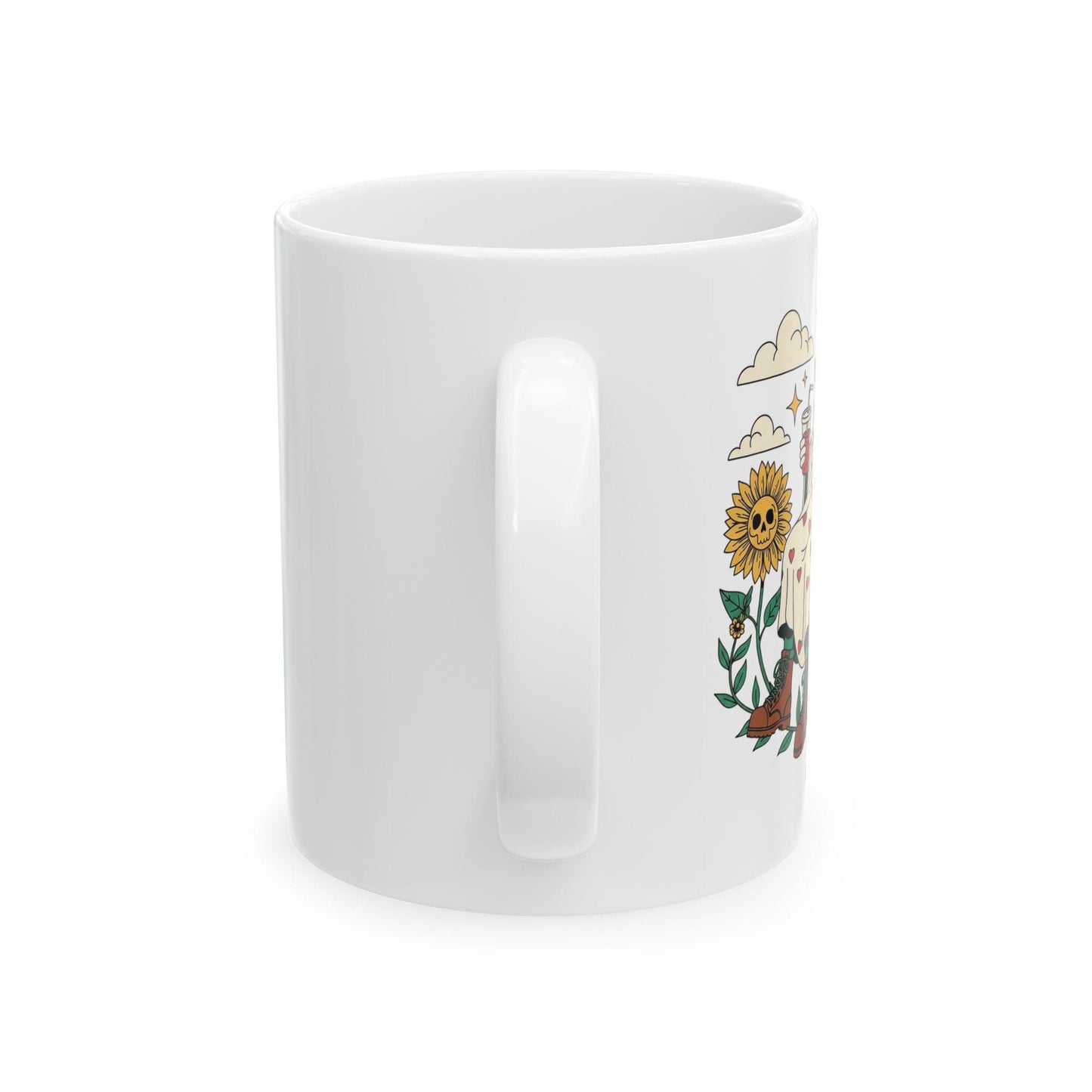 Sunflower Moon Ceramic Mug